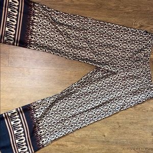 Cache wide leg flowing pants size 14 light weight